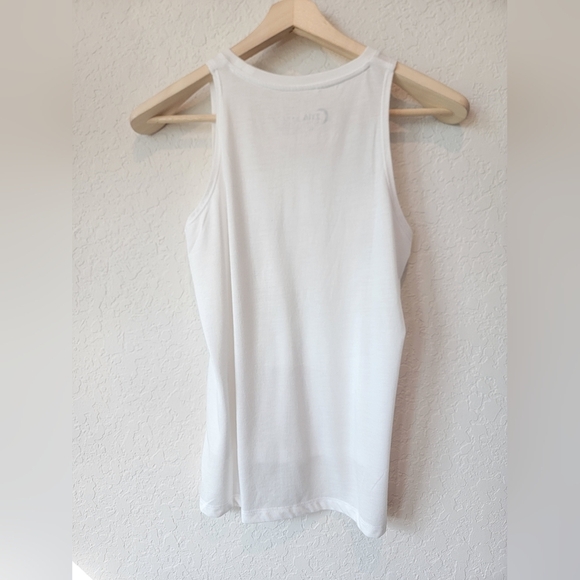 ZYIA Two Moon White Tank Top Size XS - Picture 7 of 7